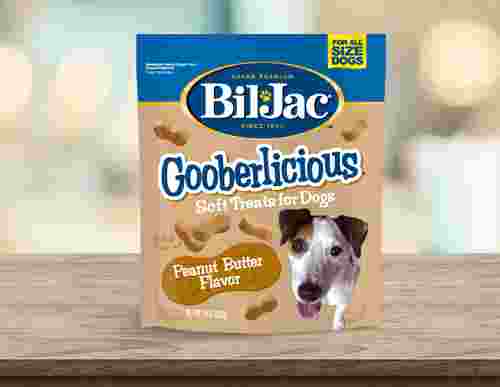 Gooberlicious Peanut butter flavored soft dog treats
