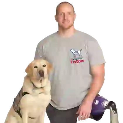 Joe & Galaxie pictured from America's VetDogs