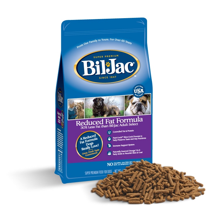 6 pound bag of Reduced Fat Formula dry dog food