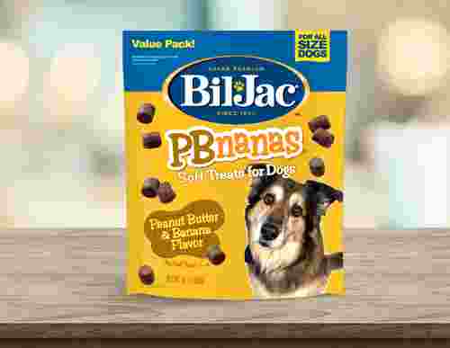 PBNanas soft peanut butter and banana flavored dog treats