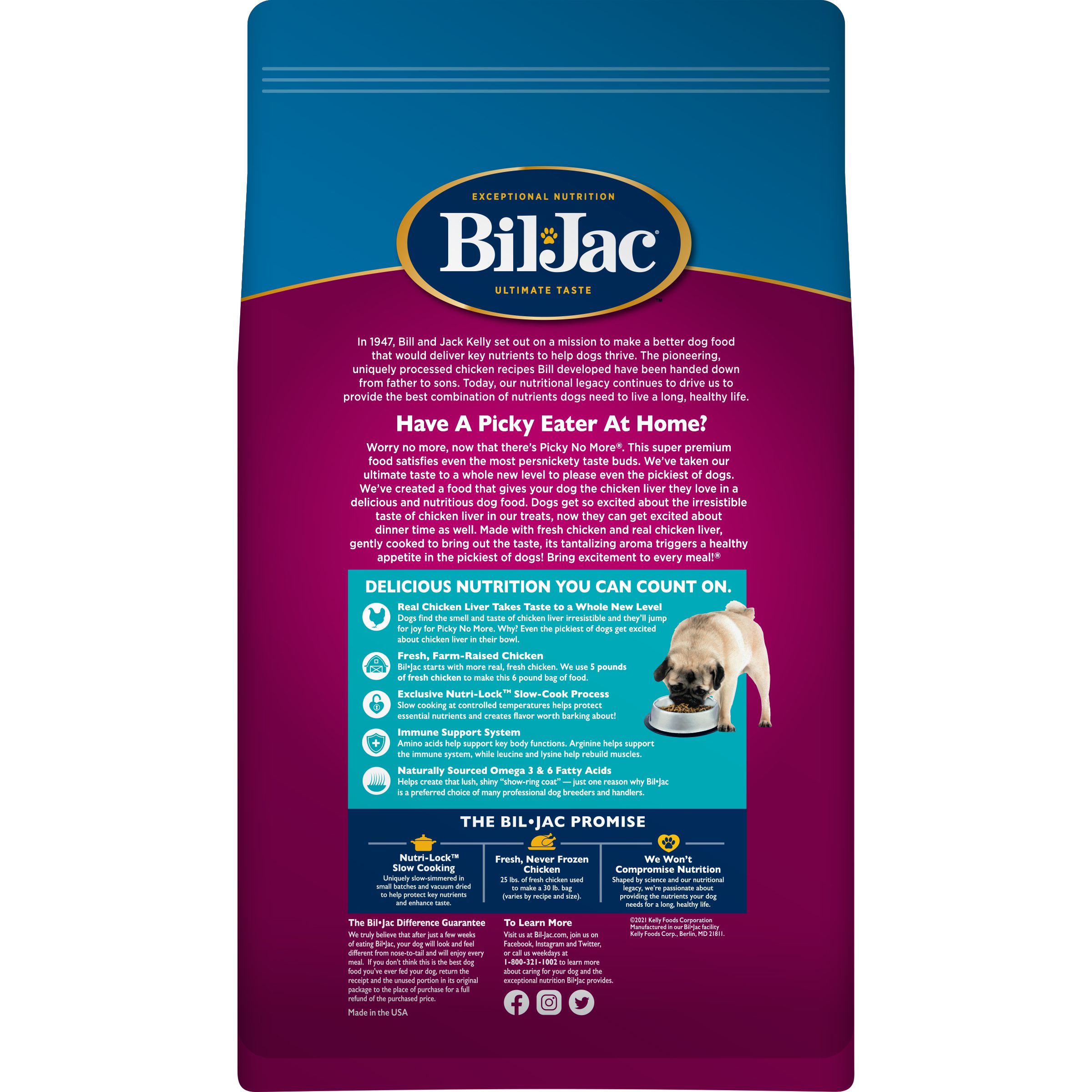 Picky No More™ Small Breed Dry Dog Food | Bil-Jac